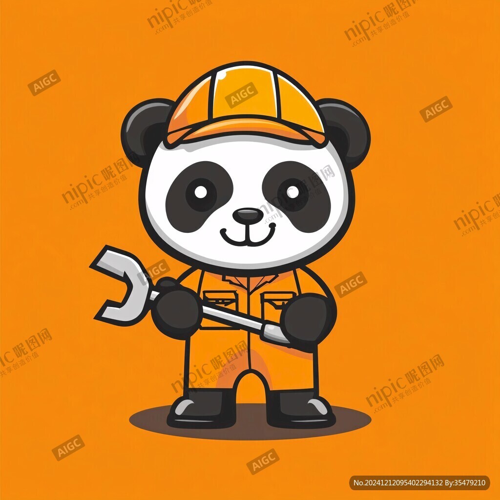 維修店行業(yè)吉祥物設(shè)計(jì)