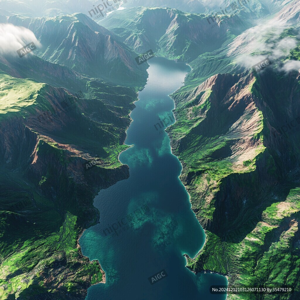 河流河水水資源高山