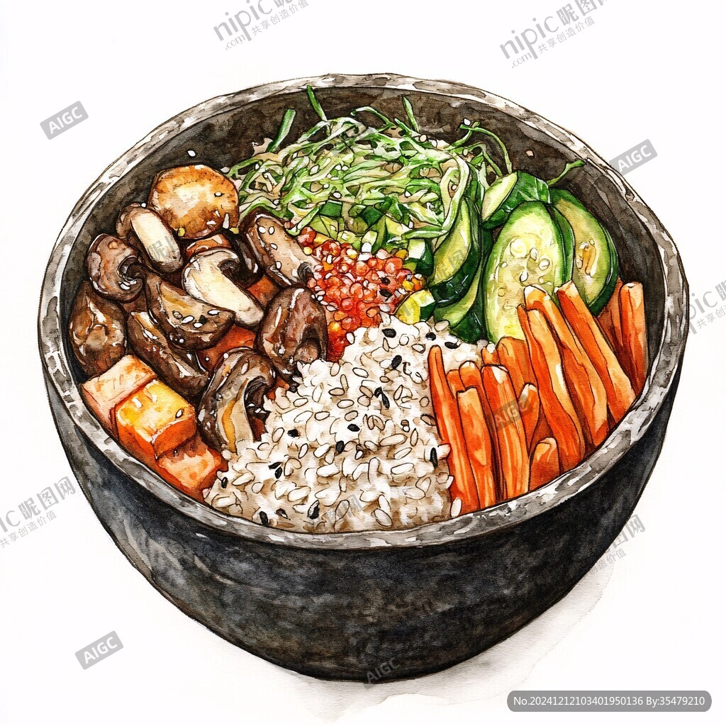 手繪韓式拌飯