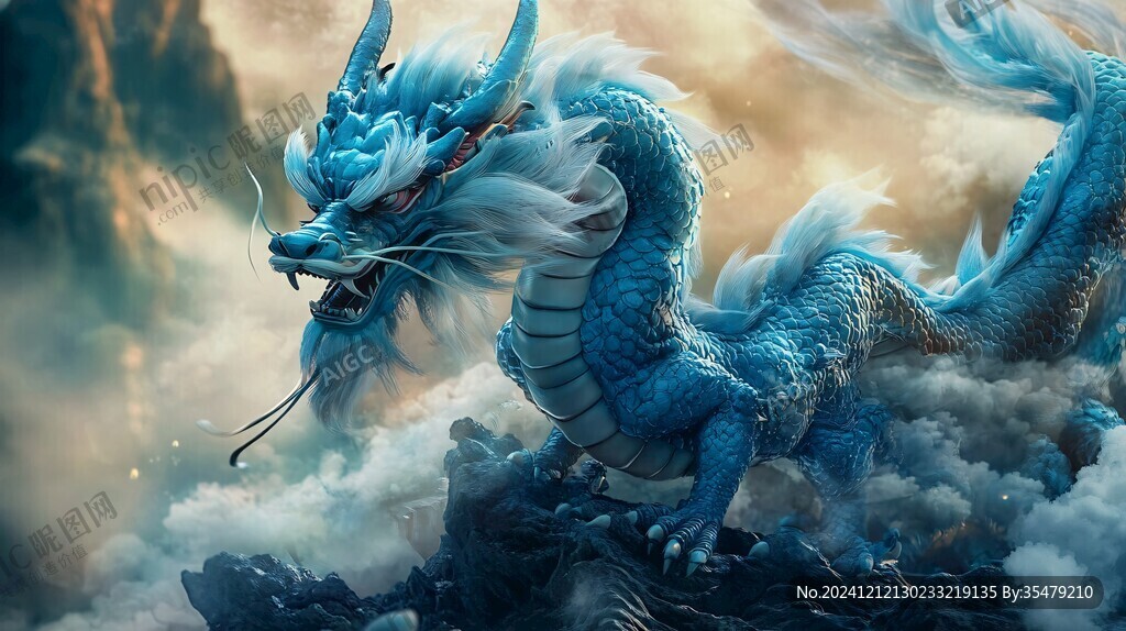 龍吐水壁紙