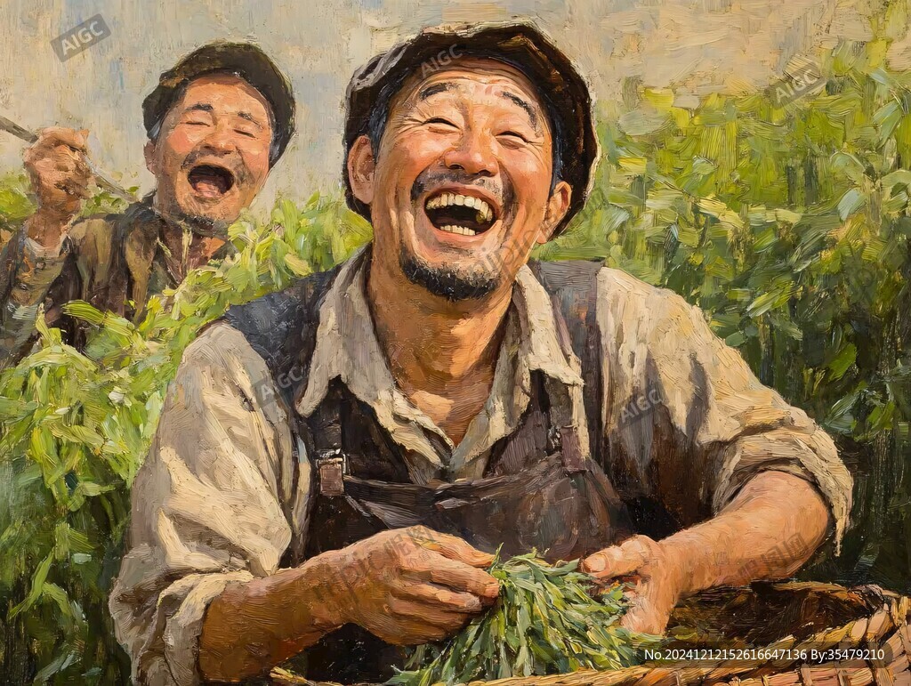 開心的農民
