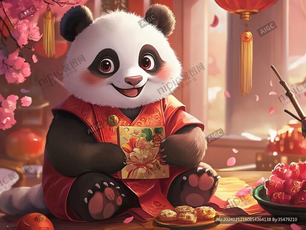 萌圖送福