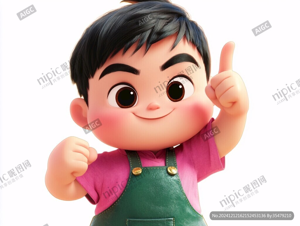 小核桃博士豎大拇指