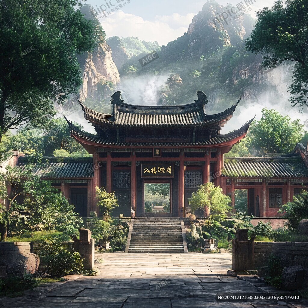 山門效果圖