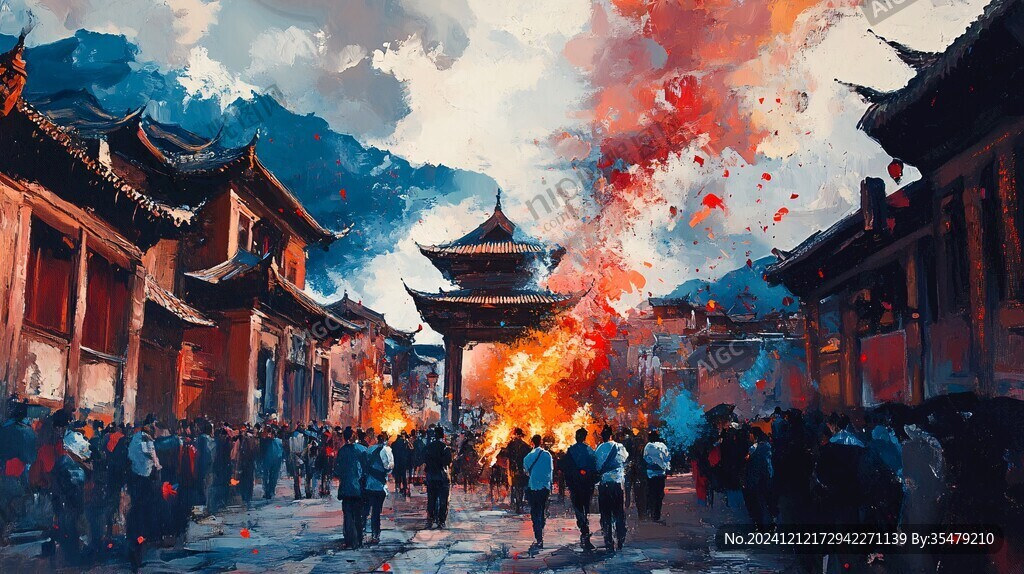 橫店插畫