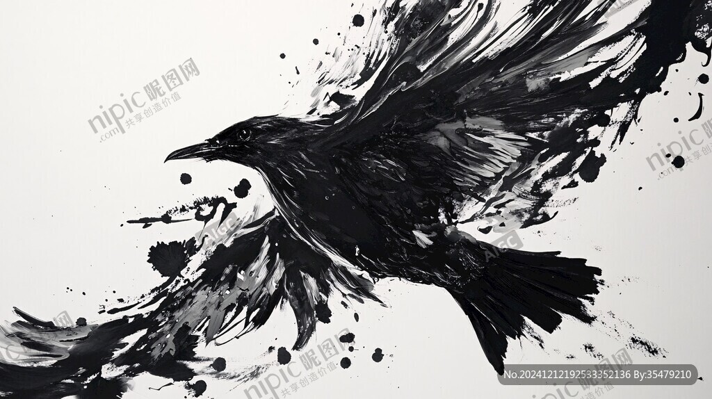烏鴉插畫