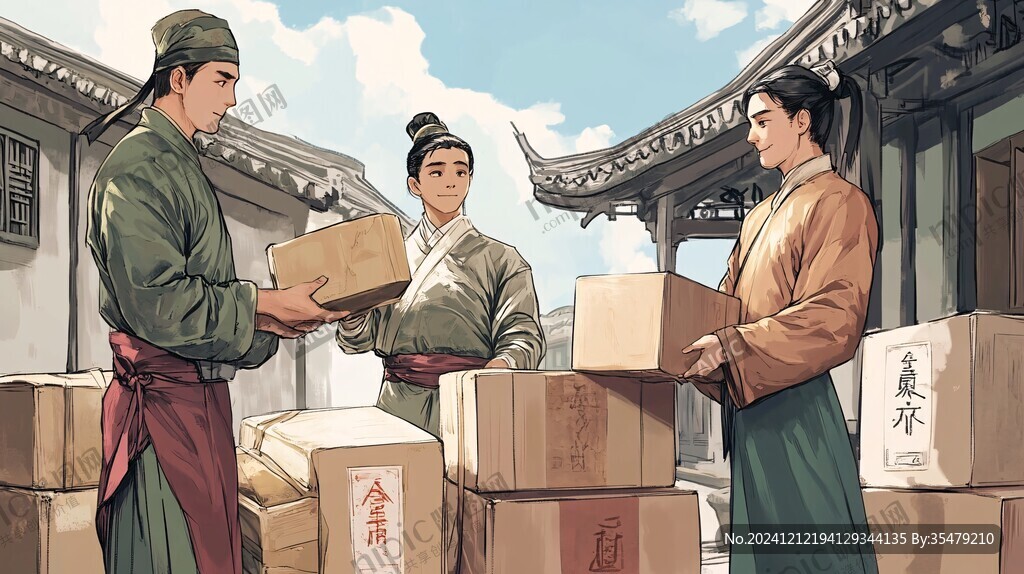 古代快遞行