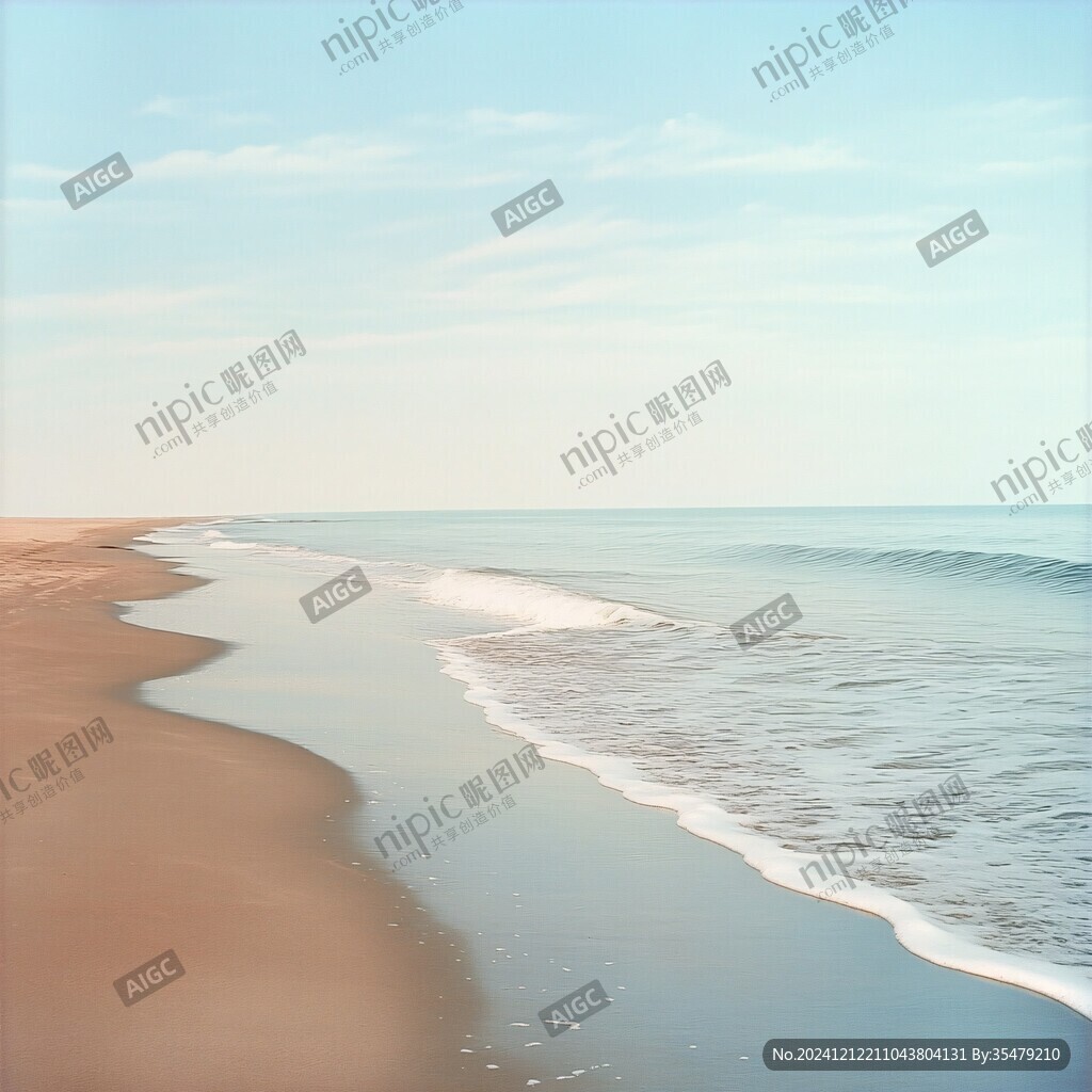 唯美韻律自然海邊背景