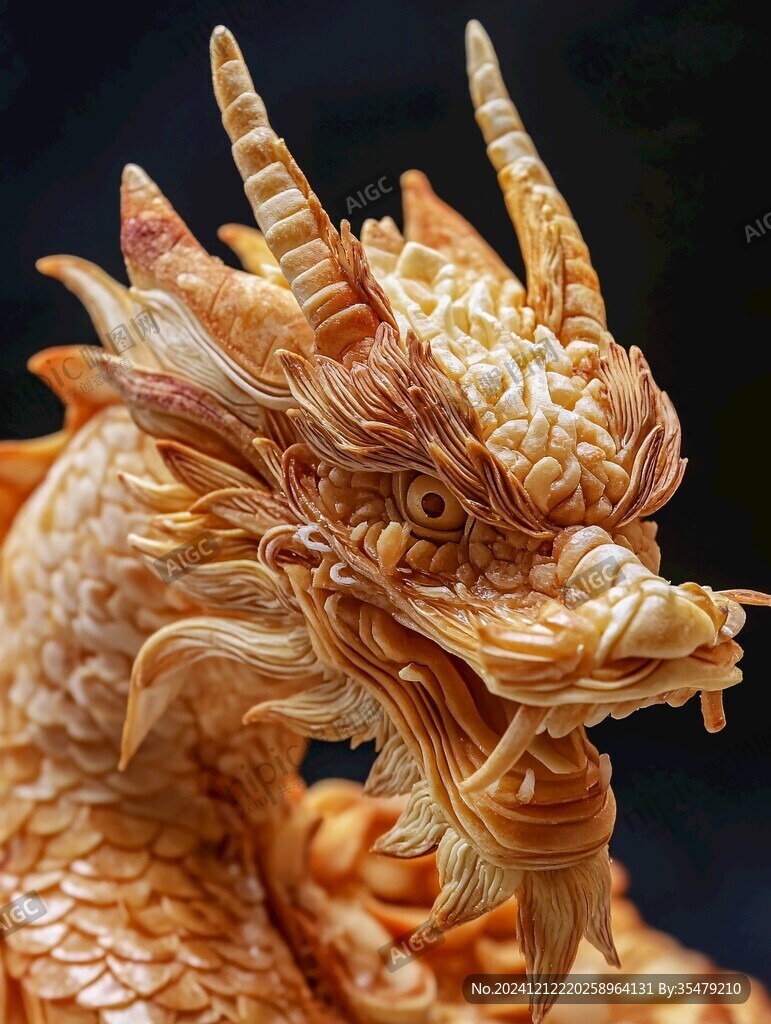 仙人神獸局部特寫