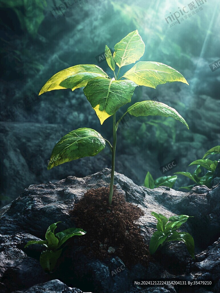 生命綠色植物發(fā)芽
