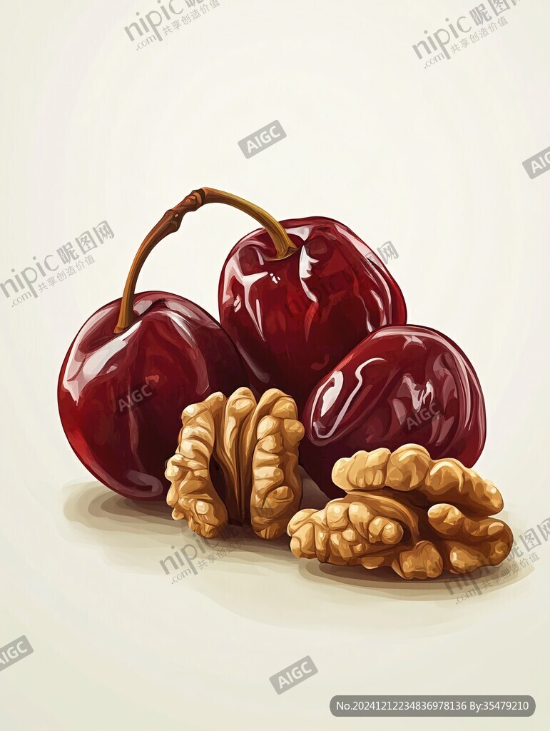 紅棗插畫設(shè)計(jì)