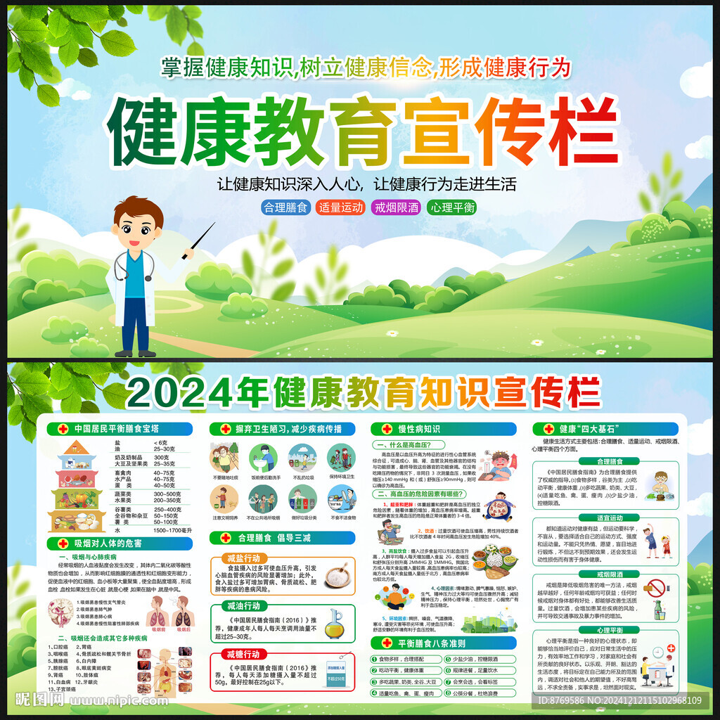 健康教育知識(shí)展板