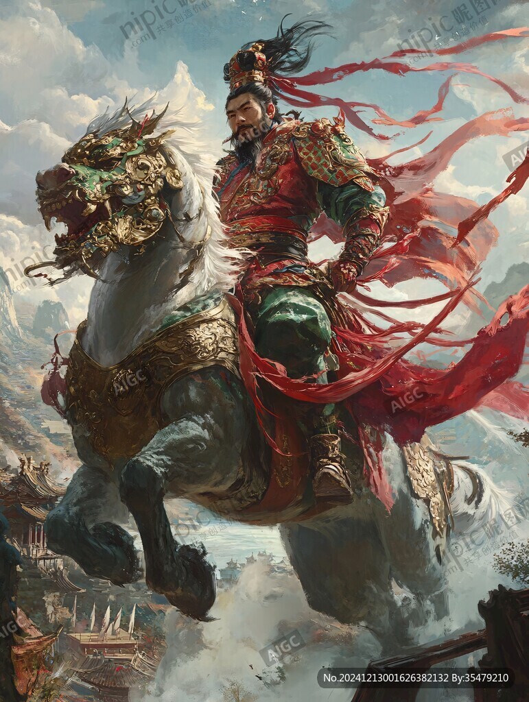 騎馬武門神