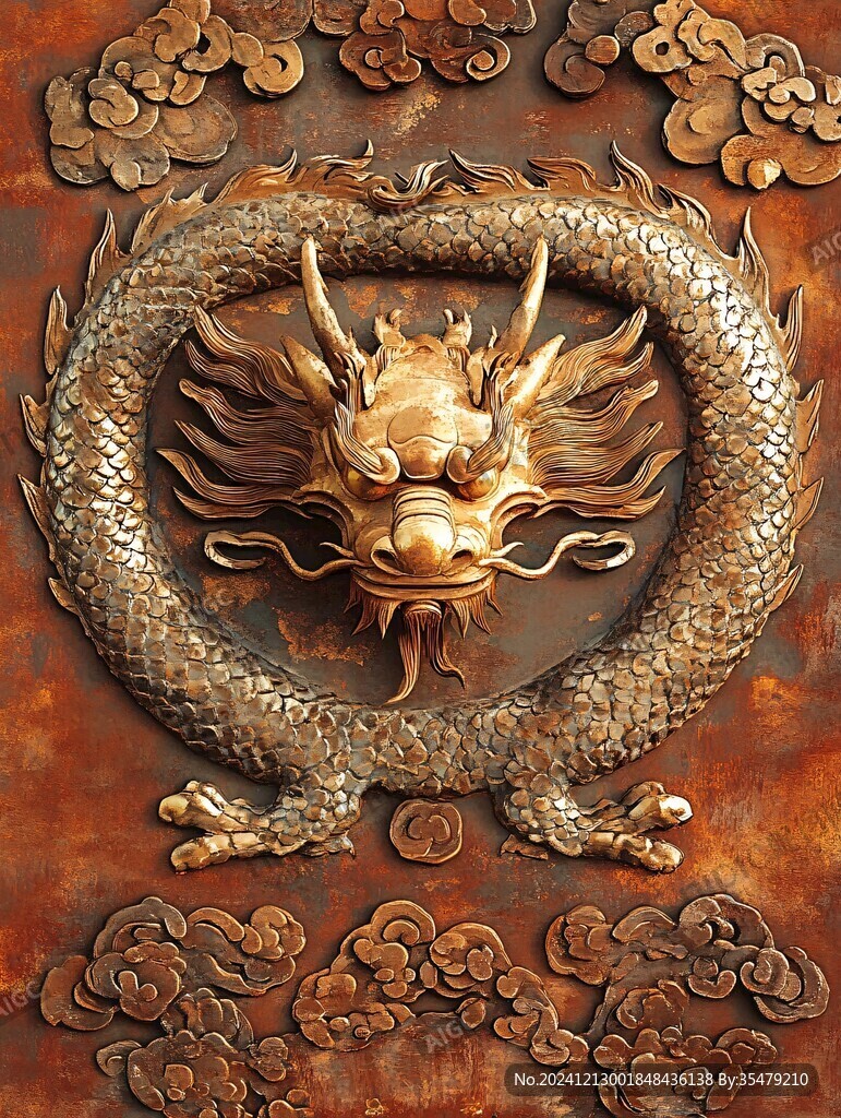 銅門龍紋