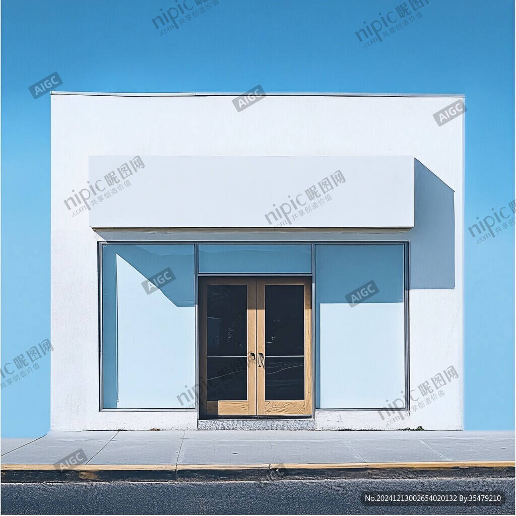 藍色店面