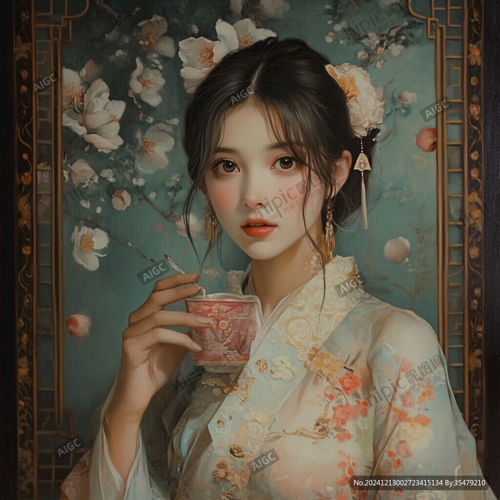 板繪人像