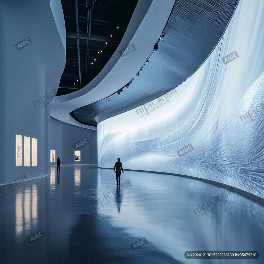 弧線展示廳