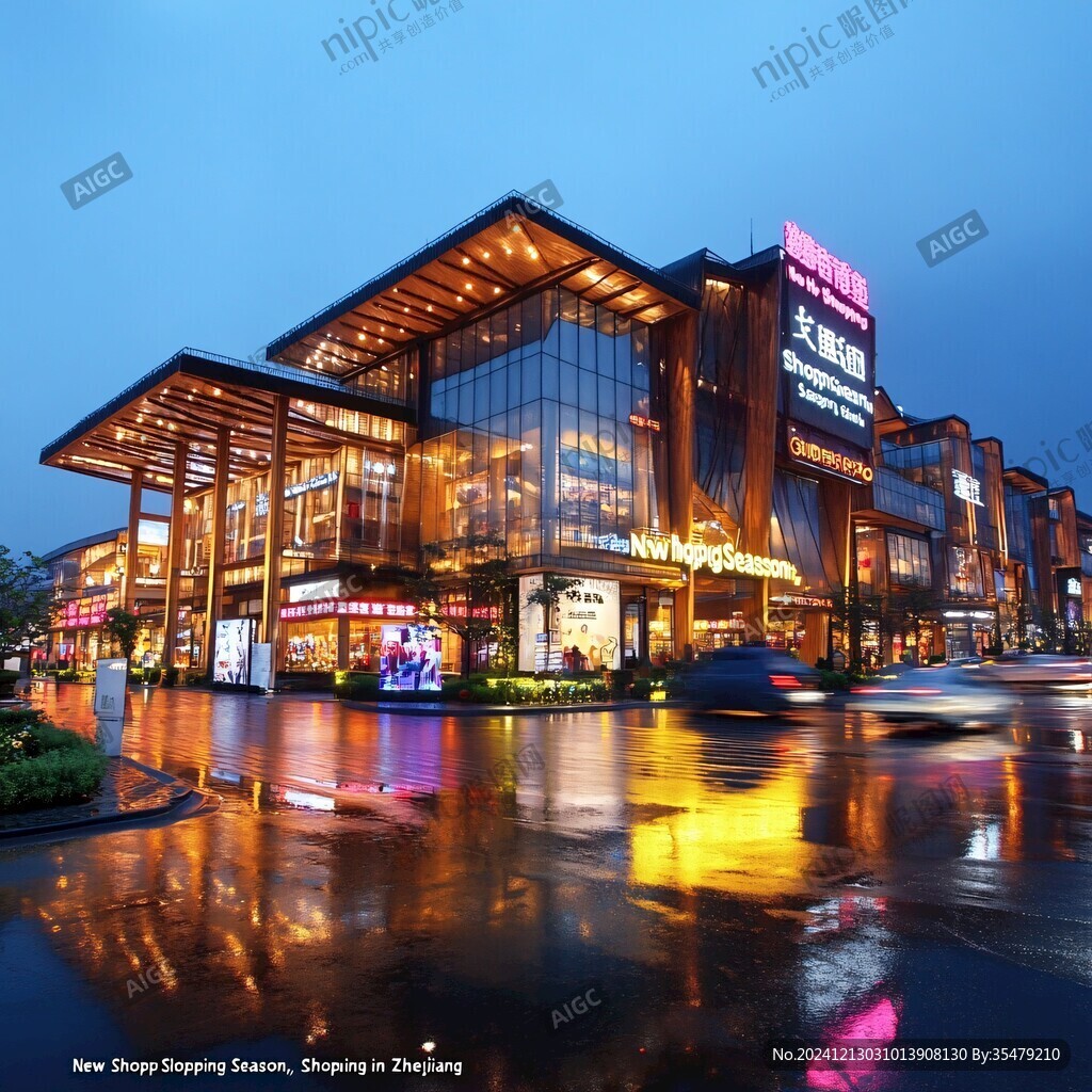 虹橋世界中心夜景