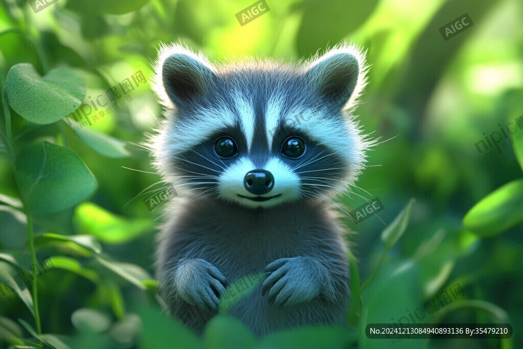 小浣熊圖片