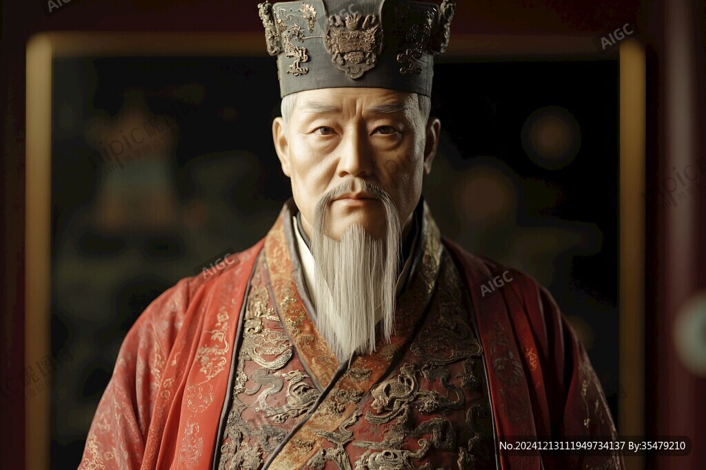 古代君臣蠟像