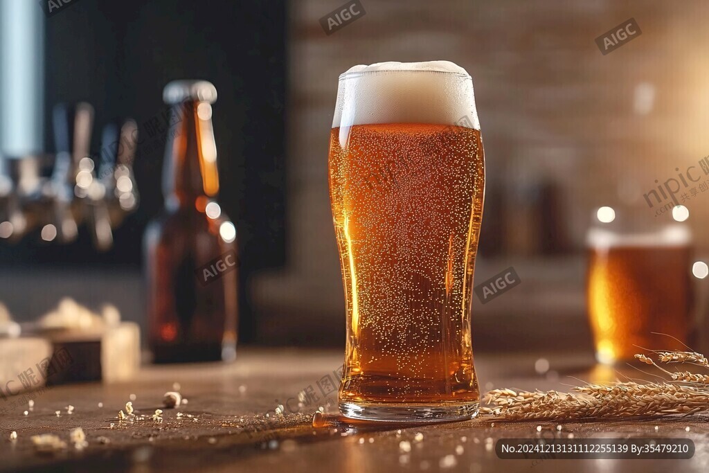 啤酒水花質(zhì)感特效