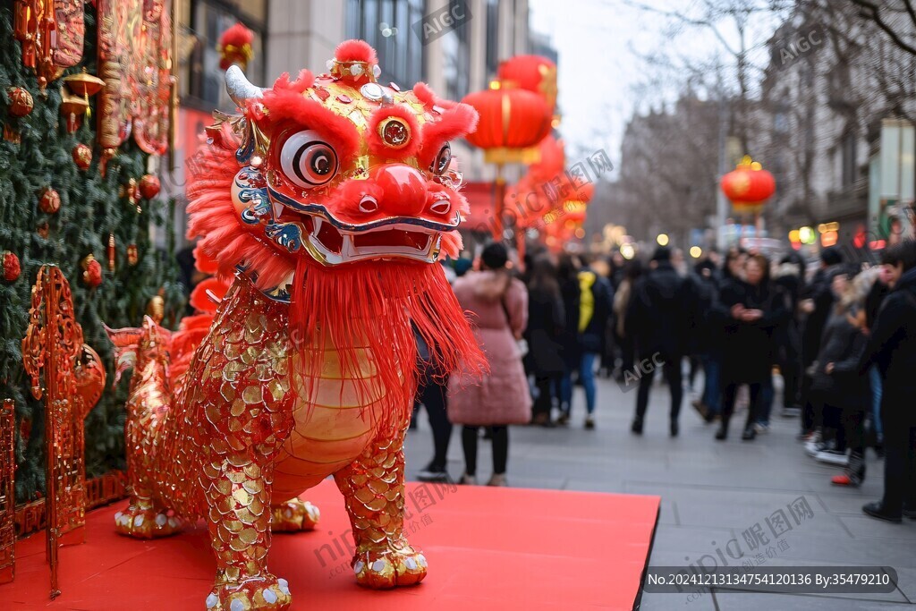 春節(jié)街頭