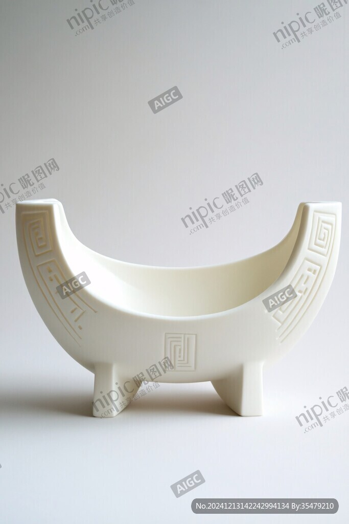 青瓷船形灶