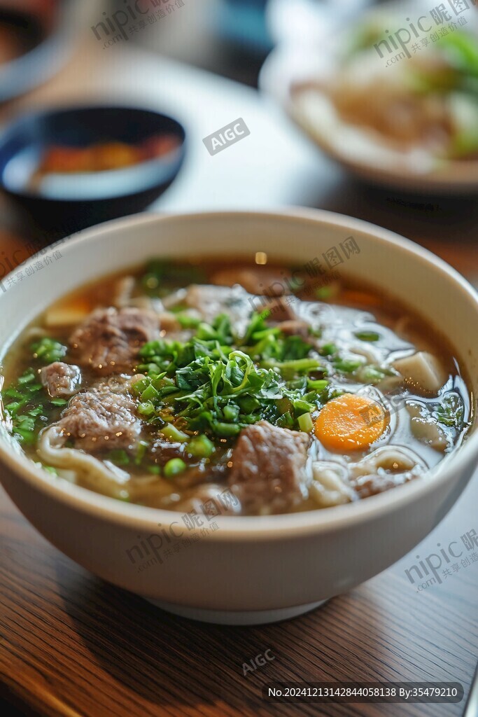 面館的牛肉