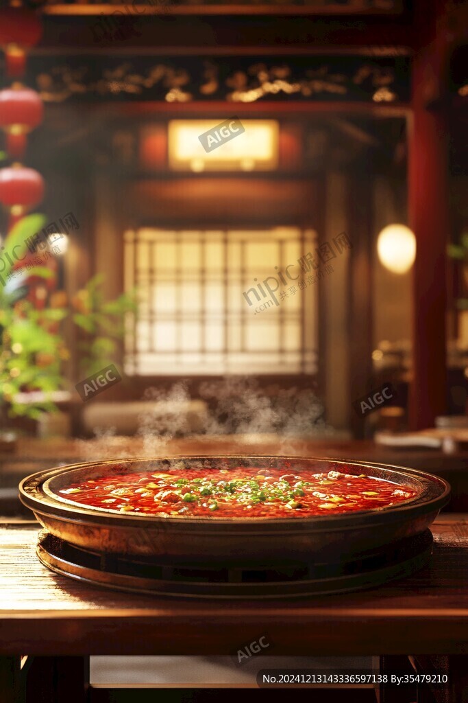 精致火鍋場(chǎng)景