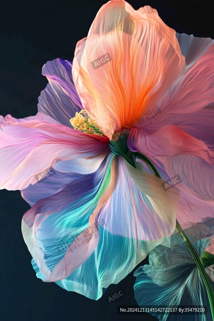漸變風(fēng)花朵