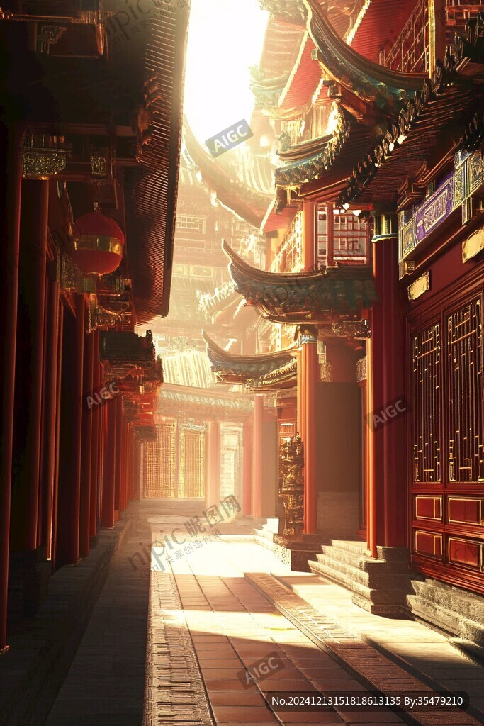 宮殿古代建筑亭臺(tái)樓閣