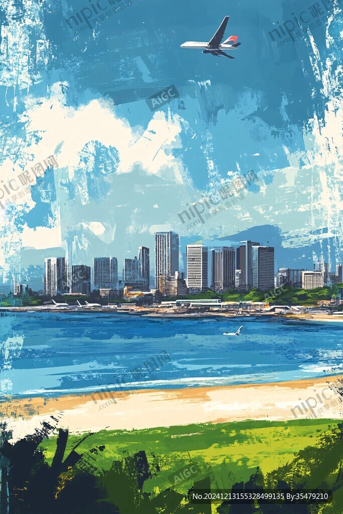 前海插畫