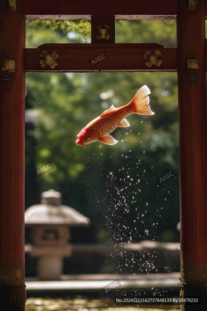 金魚吐珠