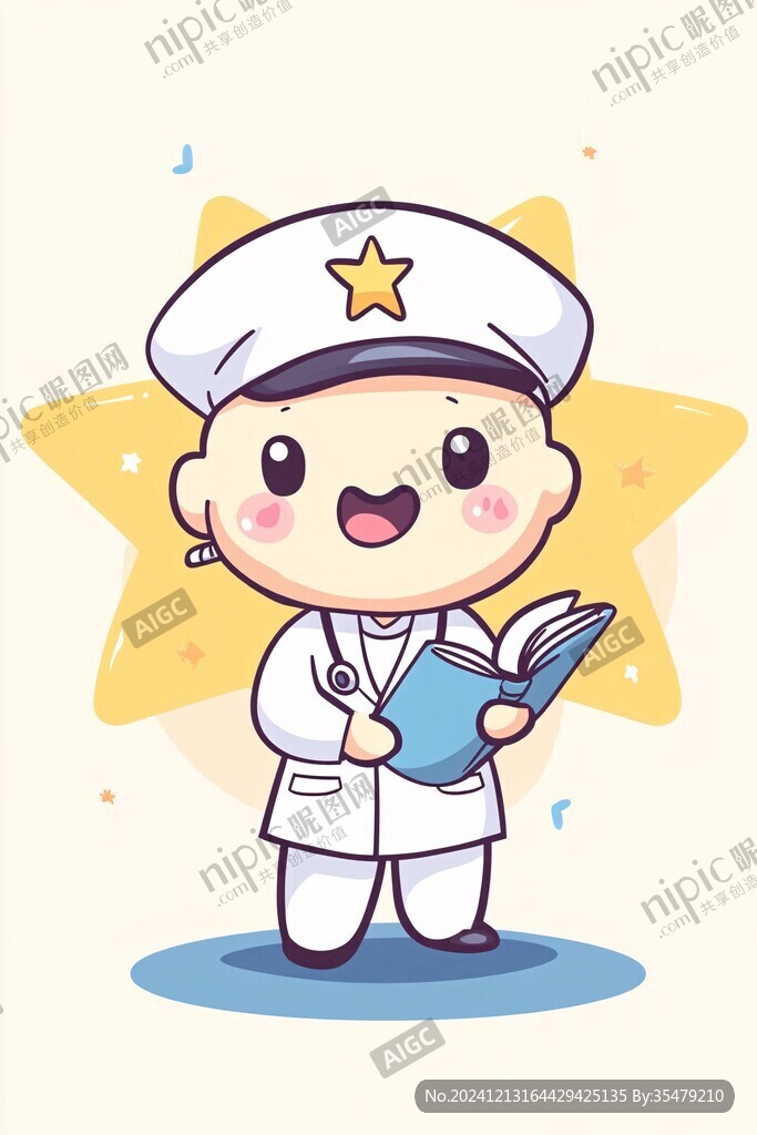 原創(chuàng)卡通醫(yī)生形象