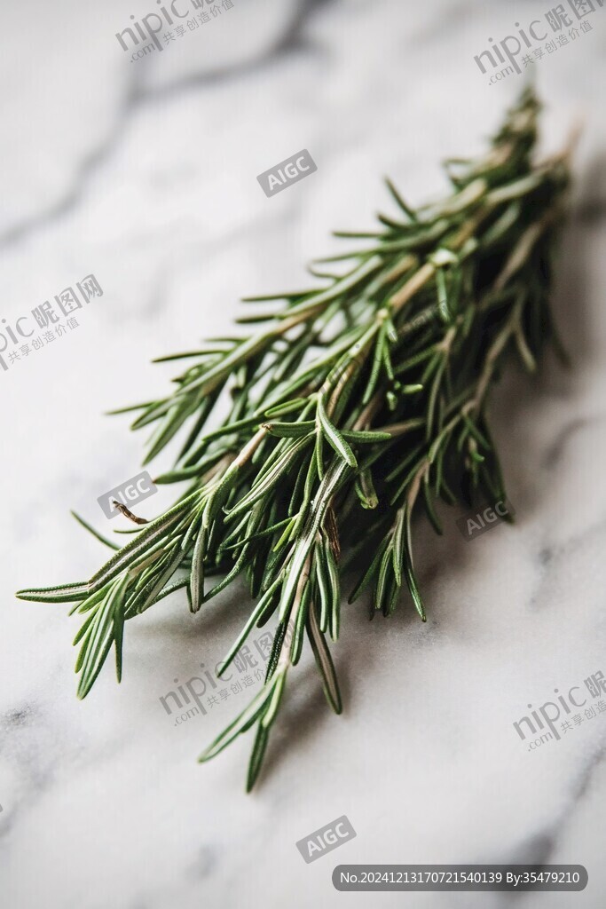 新鮮采摘迷迭香