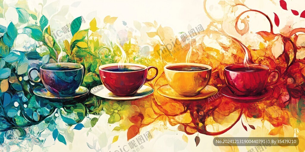 下午茶裝飾畫