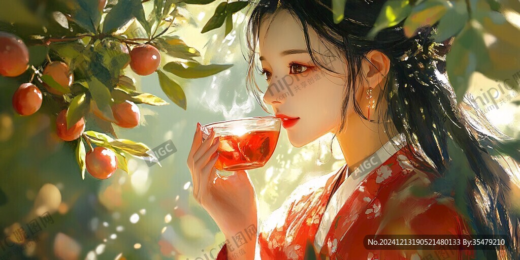 品棗古風(fēng)美人