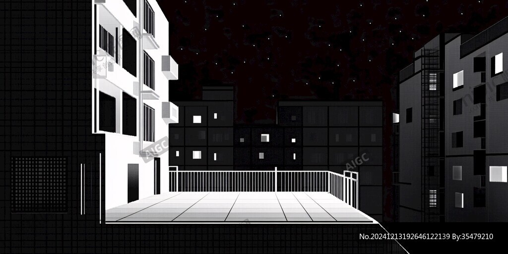 建筑黑色