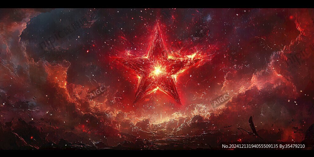五角星氛圍