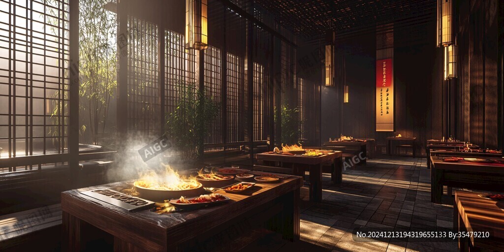 宋朝文化風格火鍋餐廳