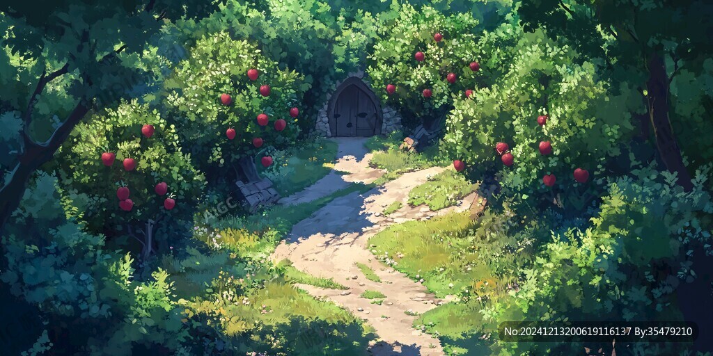 唯美薔薇花小路
