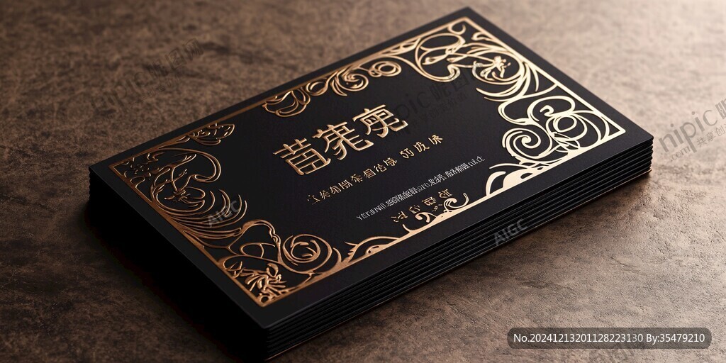 燙金名片設(shè)計(jì)