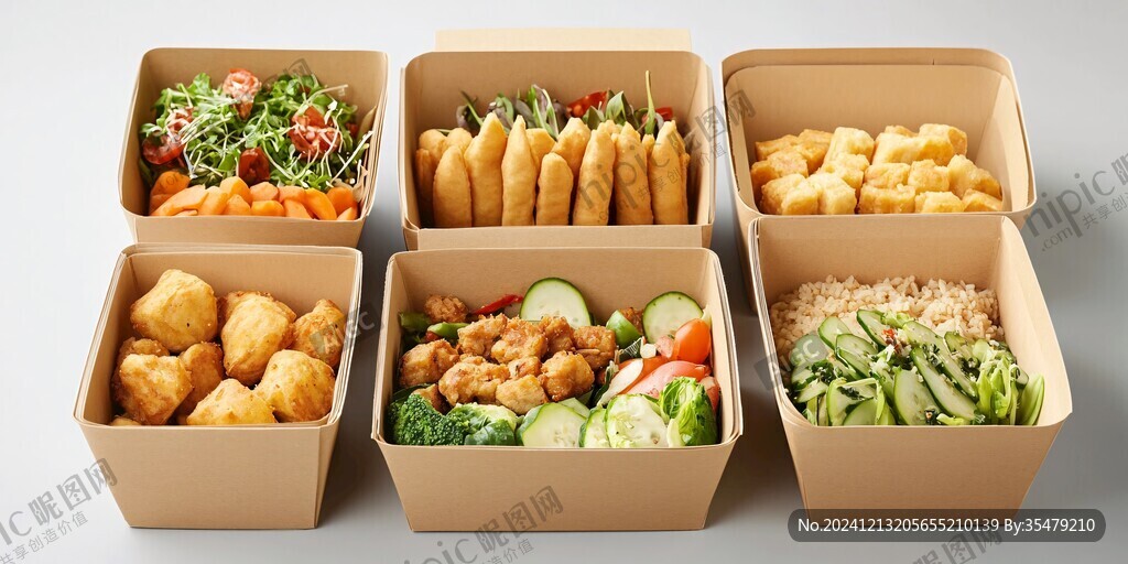 外賣套餐外賣盒飯