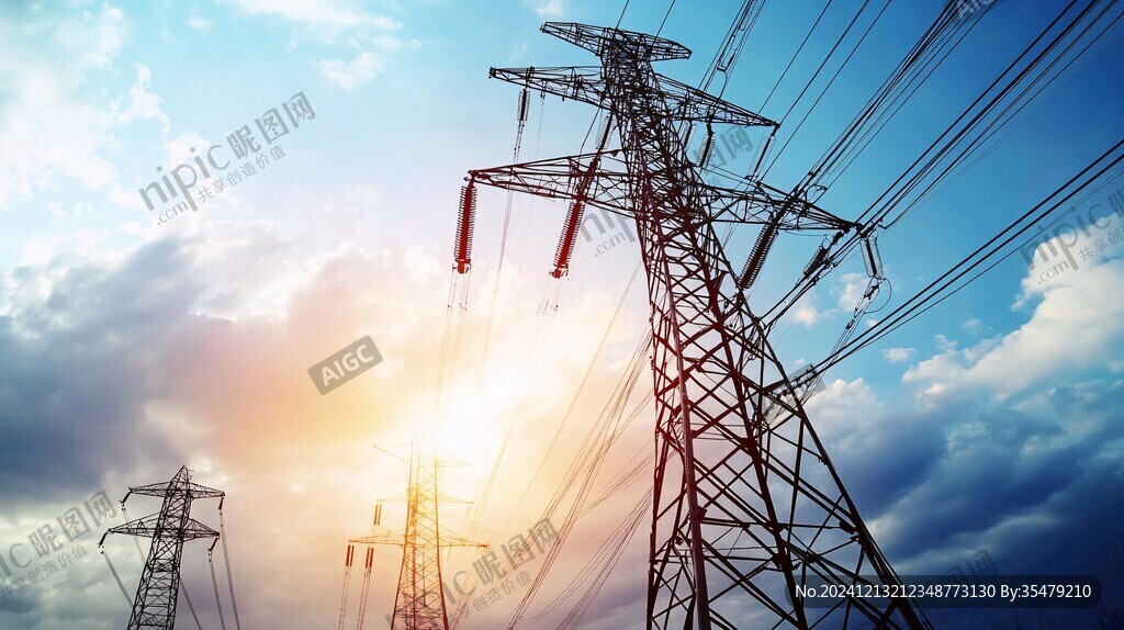 供電題材背景素材