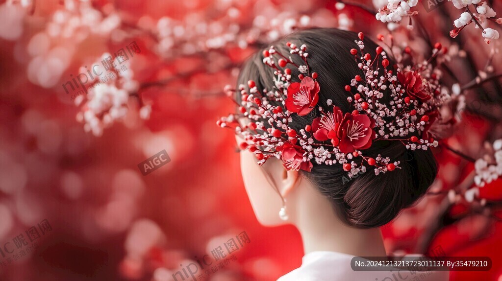 紅色唯美
