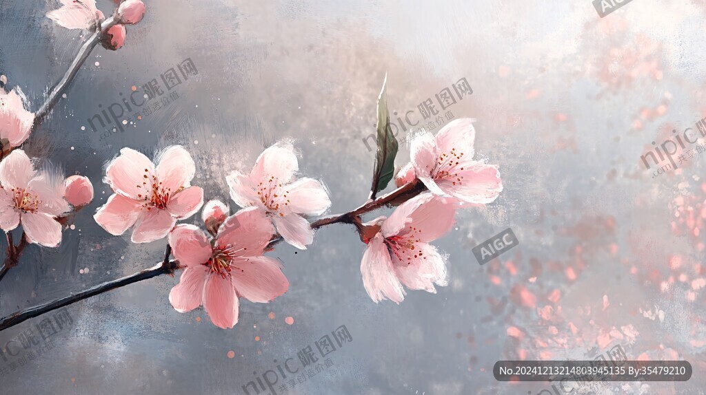 唯美桃花高清壁紙