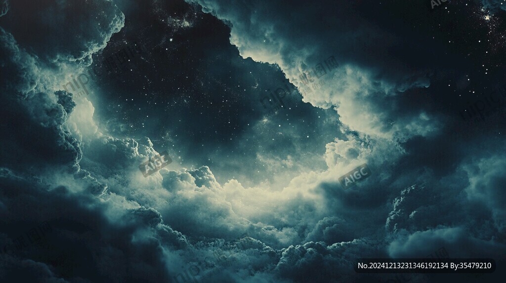 星云海報背景