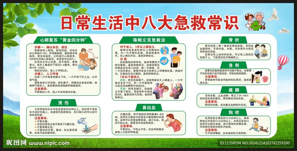 急救日宣傳欄