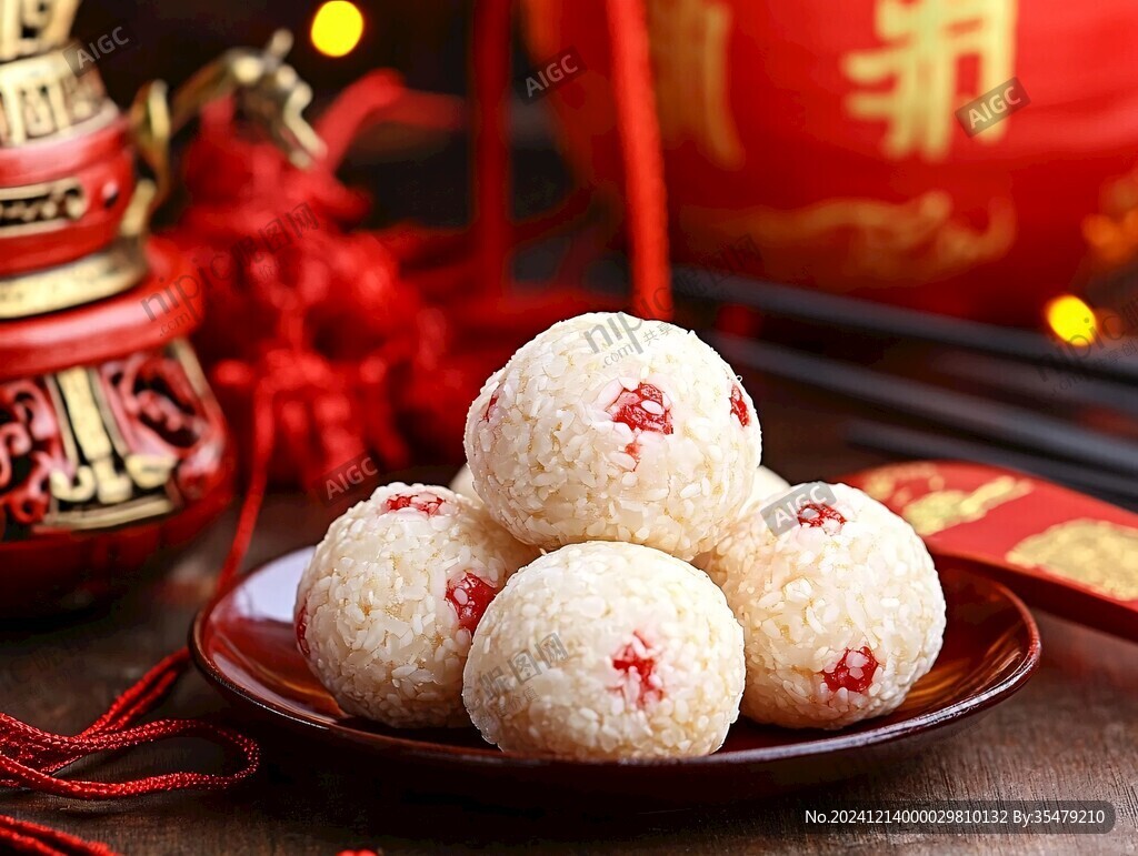 年俗年晚煎堆