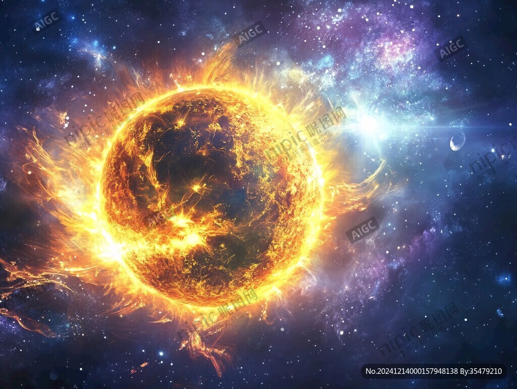 太陽像核爆